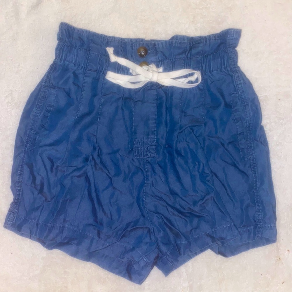 Zenana Blue Bucket Shorts